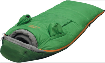 Спальный мешок Alexika Mountain Baby зеленый, правая - Спальные мешки - Интернет магазин палаток ТурХолмы